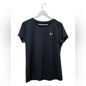 Under Armour Black HeatGear Short Sleeve Performance Tee large